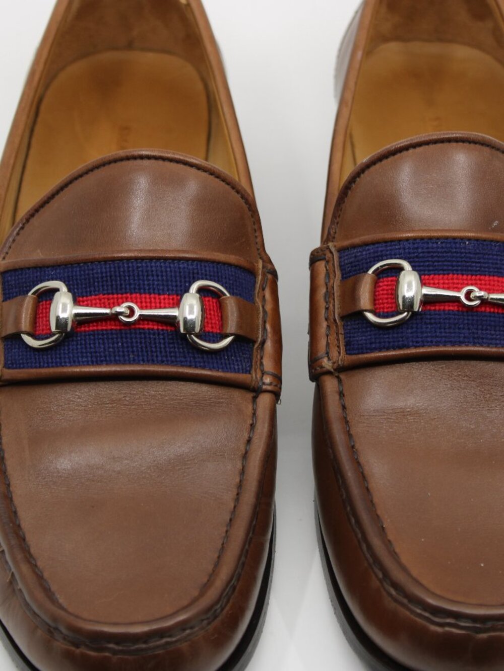SMATHERS & BRANSON men's 10.5 brown leather loafers Brazil A&M driving shoes